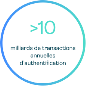 10 milliards de transactions annuelles d'authentification