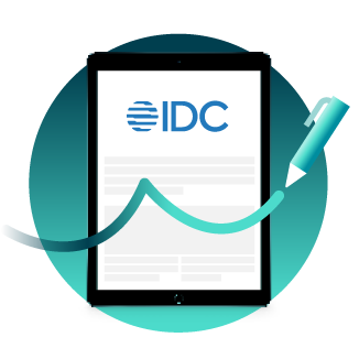 IDC MarketScape: Worldwide eSignature Software 2023 Vendor Assessment Chart