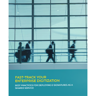Deploy E-Signatures as a Shared Service White Paper