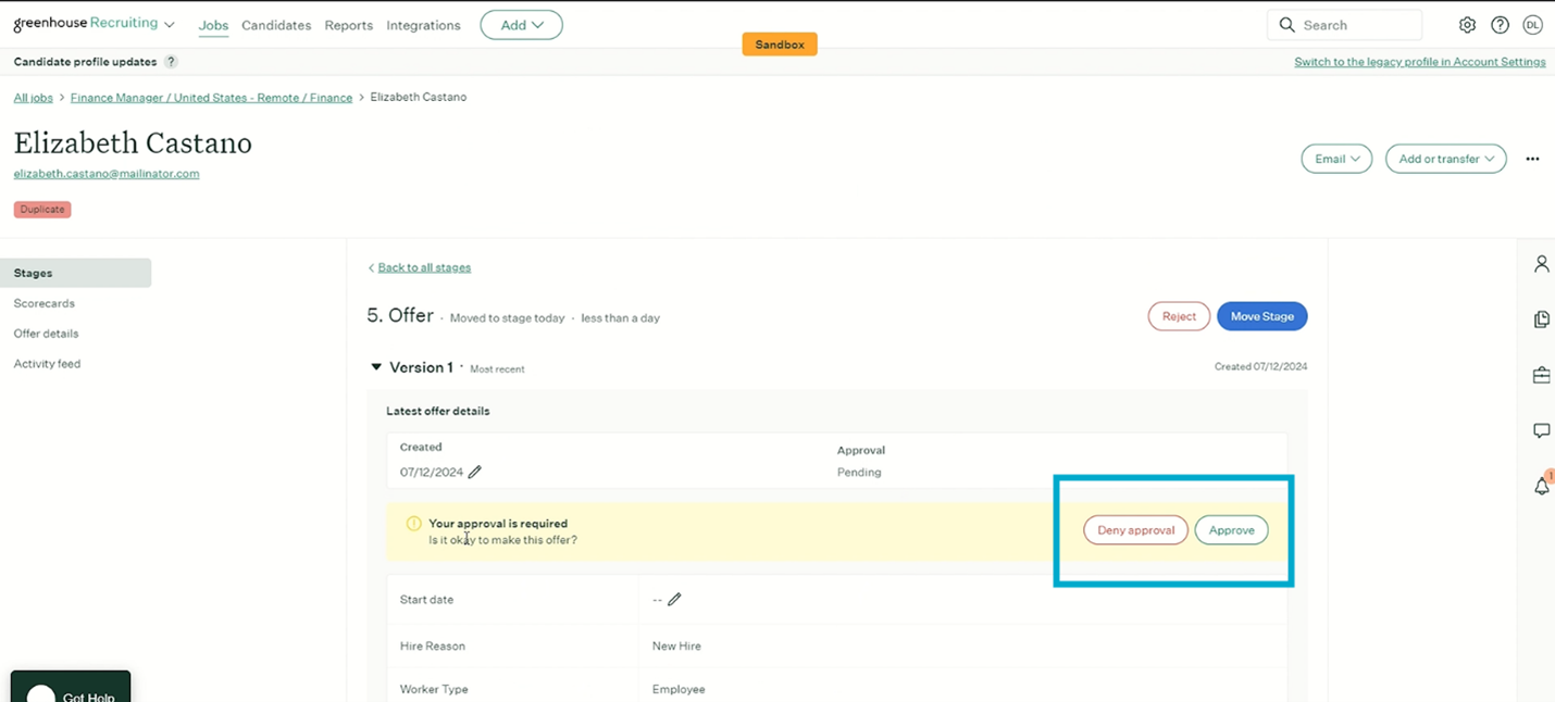 eSignature for HR operations with Greenhouse 