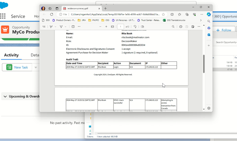 esignature integration for Salesforce 8