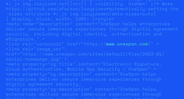 OneSpan Developer Blogs