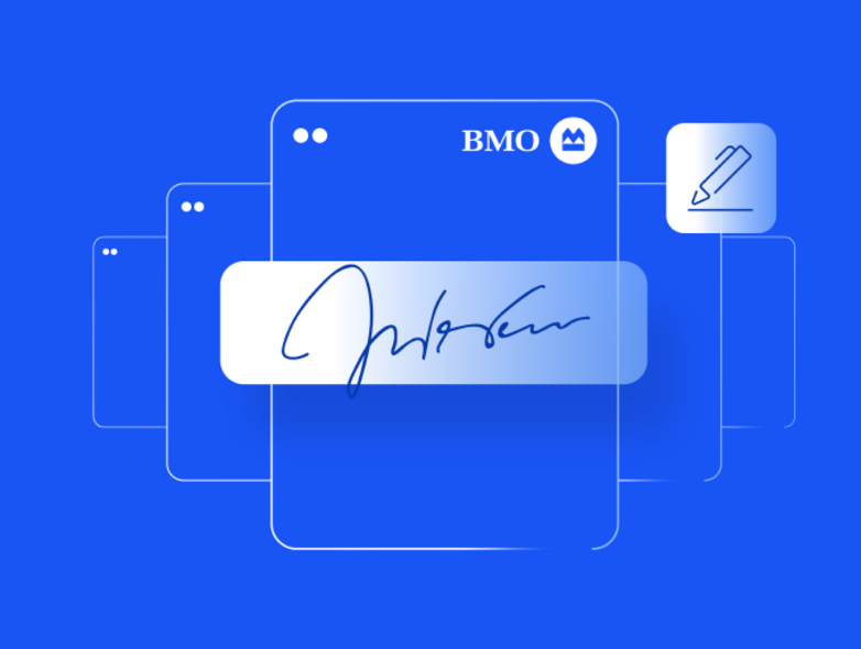 Bank innovation with electronic signatures