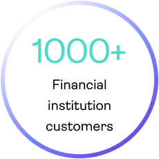 1000+ financial institution customers