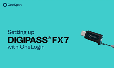 Setting up DIGIPASS FX7 with OneLogin