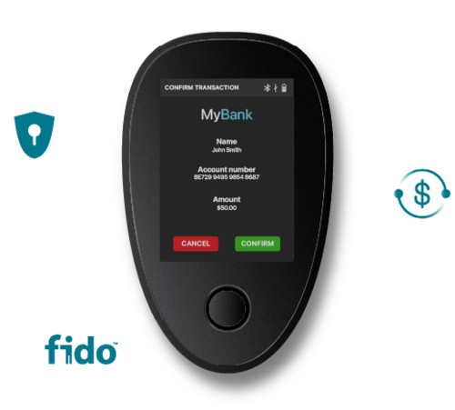 Safeguard financial transactions with Digipass FX2 for phishing-resistant transaction security