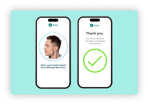 Verify identity in 3 easy steps: Step 3